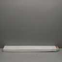 Sun Zero Seraphina Textured Total Blackout Cordless Roman Shade, 33" x 64", White (33"W x 64"H)