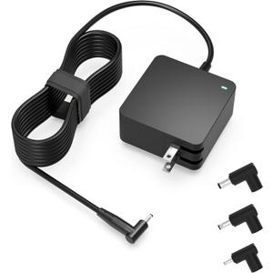 Nicpower Charger Fit for Asus Vivobook, Zenbook and More Laptop, Featuring Charging Indicator, Foldable Plug(Scratch-Resistant), 7.5Ft Cable, 65W/45W/33W