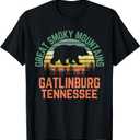 Gatlinburg Great Smoky Mountains National Park Tennessee T-Shirt, M 