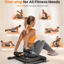 Niceday Ab Workout Equipment, Ab Machine for Stomach Workout, Ab Trainer Machine for Home, Ab Crunch Machine for Home Exercise, Sit Up Machine with 330 LBS Weight Capacity with Resistance Bands