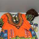 DA'IKI Dashiki Cotton Shirt African Tribal Kaftan Boho Caftan Unisex Size XL