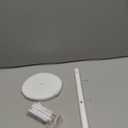 Bamboo Coffee Mug Holder Tree, Thicker Base Coffee Cup Holder Stand for Countertop, Tabletop Mug Rack Organizer with 6 Hooks (White)