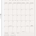 Jotsome Magnetic Calendar for Refrigerator 2026-2027, Monthly Fridge Calendar From Now to June 2027 14x10 inch, Easy Organizing (Vertical)