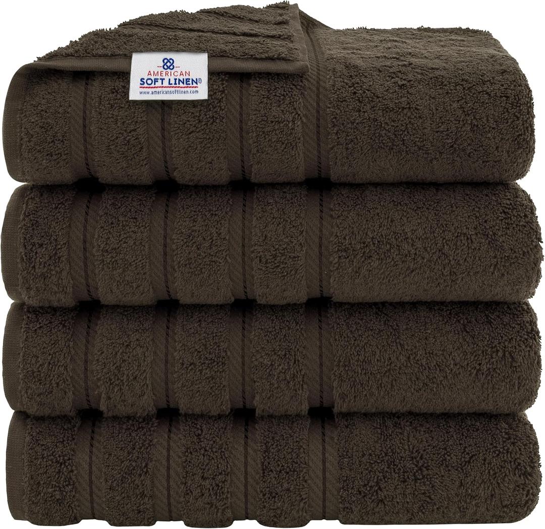 Towels For Bathroom 4 Pack