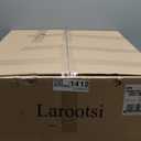 20 Inch Fandelier Ceiling Fan with Light, Crystal Chandelier Ceiling Fans, Caged Ceiling Fan with 6-Speeds, 1/2/4/8H Timer, Quiet DC Motor, Black Flush Mount Ceiling Fans for Bedroom, Living Room