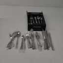 Oneida T078045AL20 Amsterdam 45 Piece Everyday Flatware Set, Service For 8