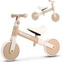 Toddler Balance Bike Toys for 2 Year Old Boys Girls, Baby Balance Bike with Adjustable Seat & Handlebar, No-Pedal Training Bike, Pre-School First Riding on Toys, Best Birthday Gifts for Kids (Brown)