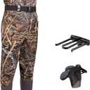 Fishing Waders for Men with Boots Womens Chest Waders 2-Ply Nylon/PVC Waterproof for Hunting with Boot Hanger (11, Camo)