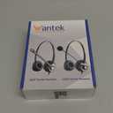 Wantek Phone Headset with Microphone Noise Cancelling, Telephone Headsets 2.5MM Jack Compatible with Panasonic AT&T RCA Vtech Uniden Dect Cisco SPA Polycom Cordless Phones for Call Center Office Work