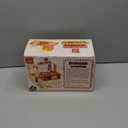 Lehoo Castle Wooden Play Food Sets, Play Hamburger Counter Shop, Toy Food for Toddlers, Play Food Sets for Kids Kitchen, Fake Food Pretend Play for Toddlers 3-5