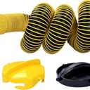 10 FT RV Sewer Hose Kit 90 Degree Clear View Sewer Adapter with Storage Cap