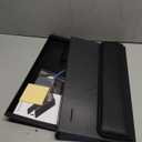 Computer Keyboard Stand with Wrist Rest & Storage Tray - Acrylic Keyboard Riser for Office Desk Accessories Decor, Ergonomic Keyboard Holder for Home Comfortable Typing - Fits All Keyboard Sizes