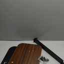 Sofa Couch Arm Table Tv Tray Small Bed Stand C Shaped Side End Tables for Living Room, Bedroom, Bedside Walnut