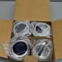 Solar Mason Jar Lights, 4 Pack 30 LEDs Waterproof Fairy Firefly String Lights Build-in Glass Mason Jar, Best Patio Garden Decor Solar Hanging Lanterns Outdoor Warm White (4 Pack-Mason Jars Included)