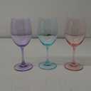 True RESERVE CHROMA WINE GLASSES Set Of 3 Colored Wine Glasses 4 OZ (3 Pack)