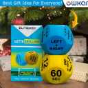 Soccer Keepy-Uppy Challenge Dice Set. Soccer Gifts for Boys and Girls. Indoor Soccer Skills Accessories. Football Stocking Filler Training Equipment for Teenage Boys or Girls. Birthday Gifts