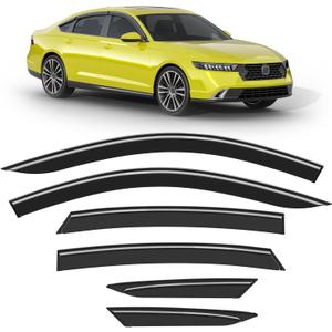 Out-Channel Window Visors Rain Guards for Honda Accord 2023-2026