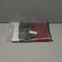 Aofmee Christmas Placemats Set of 6, Washable Christmas Place Mats for Party Kitchen Dining Decoration, Indoor/Outdoor Woven Vinyl Table Mats, Non-Slip Heat Resistant Holiday Placemats, Easy to Clean