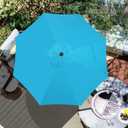 Blissun 9ft Patio Umbrella Replacement Canopy, Market Umbrella Top, Outdoor Table Umbrella Canopy for 8 Ribs, Canopy Only