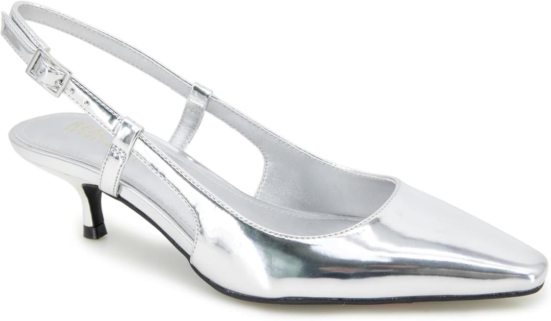 Kenneth Cole REACTION womens Maggie (8.5, Silver)