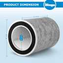 HP201 Air Purifier MAX Filter Compatible with Shark HP200 Series, HP201, HP202, HP302 & HC502 Air Purifier MAX, Part #HE2FKBAS, HE2FKBASMB, HE2FKPET, HE2FKPRO(2-Pack)