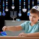 The Dreidel Company Hanukkah Musical Light-Up Dreidel Spinning Tops Set, Plays 2 Classic Hanukkah Songs, Assorted Colors (2-Pack)