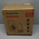 Air Mover Blower Fan - Floor Drying Fan for Cooling, Drying and Exhausting at Home, Job Site, Garage, Shop, 3 Speeds Portable Utility Fan, 2 AC Outlets and Circuit Breaker with Reset