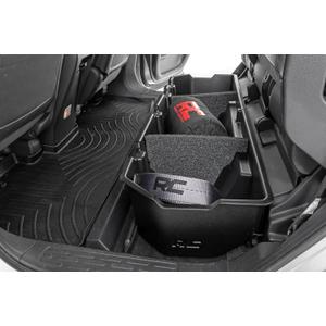Rough Country Under Seat Storage for Honda Ridgeline (2006-2025) Crew Cab - Durable, Anti-Skid Thermoplastic Underseat Organizer
