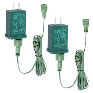4 Pack 29V 13W LED Power Supply for Christmas Tree Lighting Class 2 LED Power Supply Waterproof IP44 Low Voltage Adapter with 9.8Ft Extension Cables for Holiday String Lights Outdoor Use