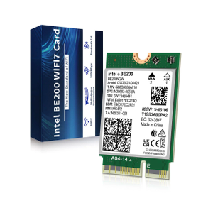 WiFi 7 Wireless Card Intel BE200 NGW, Bluetooth 5.4, 5800Mbps M.2/NGFF Network Support Windows 10/11 (64bit), Linux, Not Support AMD. Ideal for WiFi7/WiFi6E/WiFi6/WiFi5 Router and Wireless AP