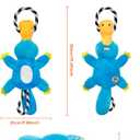 WUGO Plush Dog Toys with Rope Duck Dog Toys for Large Dogs and Puppie Interactive Tug of War Dog Toy