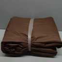 DUCKCOVERS Ultimate Waterproof 127 Inch Rectangular/Oval Patio Table with Chairs Cover (Mocha Cappuccino)