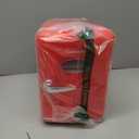 CUTIEWORLD Skincare Fridge - 4L Mini Fridge for Bedroom, Office and Car, for Refrigerating Makeup, Skincare and Food, Cooler and Warmer, Beverage Cooler, Red