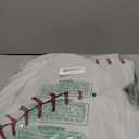 Baseball Texture Pattern Laundry Basket Foldable With Handles Tote Bag Oxford Cloth Funny Laundry Hamper Clothes Storage Bucket Toy Organizer 18.9" x 16.5" For Bathroom/Laundry/Bedroom