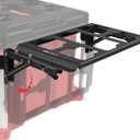 Folding Packout Mount Compatible with Milwaukee Packout Toolbox, Side Storage for Your Packout System