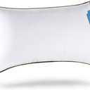 JOLLYVOGUE King Size Pillows for Sleeping, Soft and Supportive Bed Pillows with Down Alternative Filling for Side and Back Sleepers, Hotel Collection (King (Pack of 1), White)