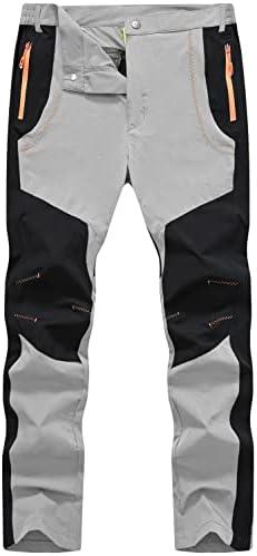 TBMPOY Men's Hiking Work Cargo Pants Lightweight Waterproof Quick Dry Outdoor Mountain Pant Fishing Camping, Size 36
