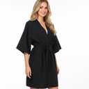 Salon Robes Smock Clients Gown Cape Waterproof Haircut Smocks Hair Stylist Grooming Smock with Adjustable Tie for Women Cutting Hair Hairstyling Barber