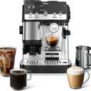 Ninja Luxe™ Café Mini | Espresso Machine & Drip Coffee | Built-in Burr Grinder, Precision Scale & Manual Steam Wand | Lattes, Cappuccinos & More | Stainless Steel | ES301
