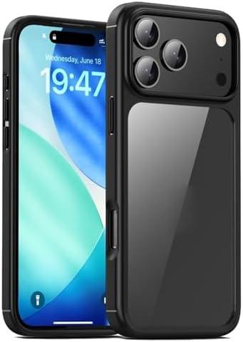 Magnetic Case for iPhone 17 Pro Max/17 Pro/17 Air/17, Slim Anti-Yellowing Light Cover Support Wireless Charging Shell(Black,17 Pro Max)