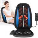COMFIER Back Massager with Heat,Deep Tissue Kneading Massage Seat Cushion, Shiatsu Chair Pad for Neck for Home or Office use, Gift