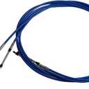 8FT 15FT 16FT 24FT 30FT Marine Throttle Shift Control Cable 3300/33C Blue Compatible with Marine Outboard Engine Control Box (12ft/3.6 Meter,2Pcs)