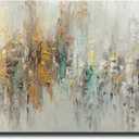 V-inspire Art,24x48 inch Oil Painting, Modern Home Canvas Painting Decoration, Abstract Mural Painting