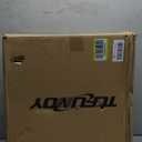 TCFUNDY Ceiling Fan with Light, 18" LED RGB Low Profile Fan Light with Bluetooth Smart WiFi, Fit for Alexa, Google Assistant, 6 Wind Speed, with Remote Control App Control