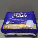 LivDry Large Ultimate Adult Incontinence Underwear, Max Absorbent Adult Diapers with Leak Protection, L, 15-Pack