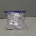 D6 Milk Bowl, Wearable Breast Pump Breastmilk Storage Bottles with Bottle lid Compatible, Wearable Breast Pump Milk Collector Purple 2pack