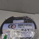 2 PCS Snow Chains for Car SUV Pickup Trucks Car, Universal Adjustable Emergency Portable Snow Tire Chains Tire Width 205 215 225 235 245 255 265 275 285 (KN120)