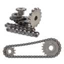 uxcell ISO/DIN 06B-1 Roller Chain Sprocket B Type 15mm Bore, 3/8" Pitch, A3-Steel Single Strand Roller Sprocket Hardened 21 Tooth