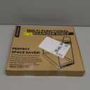 Demigo Acacia Bathroom Organizer Countertop 13.6 x 14 x 6.7 inches, 2-Tier Wood Counter Standing Rack, Countertop Storage Shelf for Organizing Bathroom Kitchen Office Desk Vanity Cosmetic Balcony (Brown)