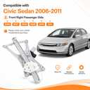 Aspaton Power Window Regulator Compatible with Civic Sedan 2006-2011